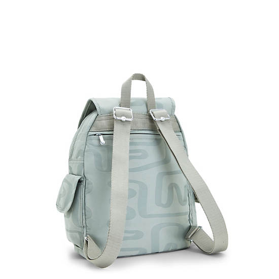 Kipling City Pack Small Classic Printed Rygsække Turkis | DK 1504WN